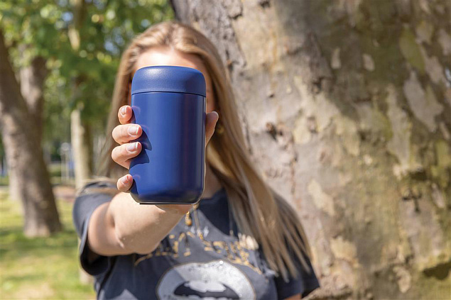 Вакуумный стакан для кофе Brew из переработанной нержавеющей стали RCS, 360 мл с логотипом в Самаре заказать по выгодной цене в кибермаркете AvroraStore