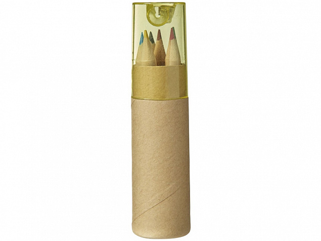 Набор карандашей Тук, желтый с логотипом в Самаре заказать по выгодной цене в кибермаркете AvroraStore
