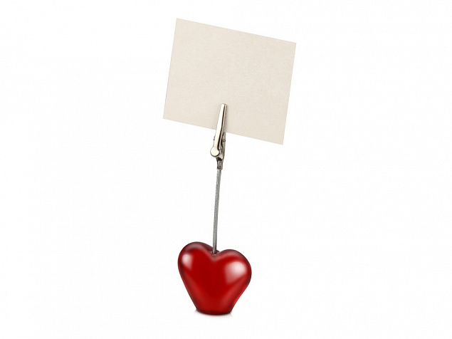Держатель для документов «Сердце» с логотипом в Самаре заказать по выгодной цене в кибермаркете AvroraStore