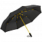 Зонт складной AOC Colorline, желтый с логотипом в Самаре заказать по выгодной цене в кибермаркете AvroraStore