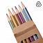 Набор цветных карандашей METALLIC, 6 цветов с логотипом в Самаре заказать по выгодной цене в кибермаркете AvroraStore