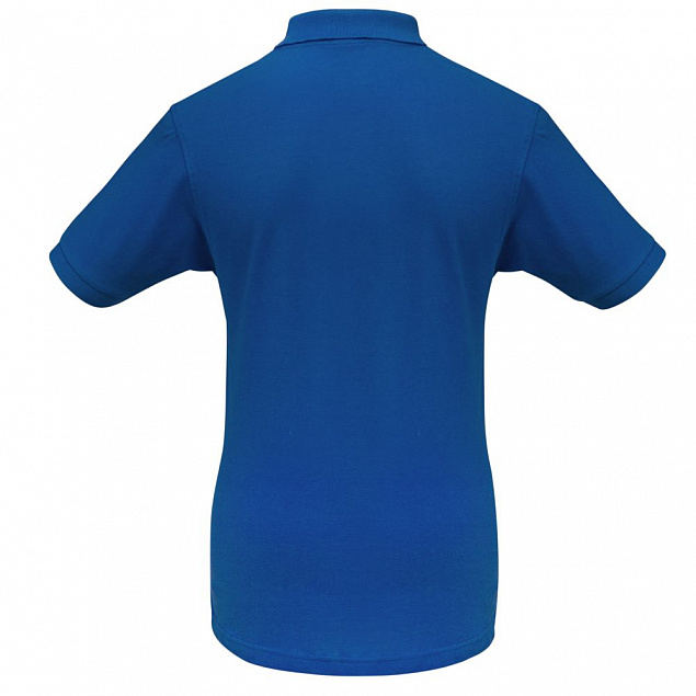Рубашка поло Safran ярко-синяя с логотипом в Самаре заказать по выгодной цене в кибермаркете AvroraStore