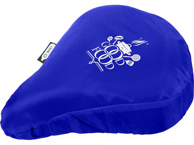 Водонепроницаемый чехол для велосипедного седла из переработанного ПЭТ Jesse, ярко-синий с логотипом в Самаре заказать по выгодной цене в кибермаркете AvroraStore