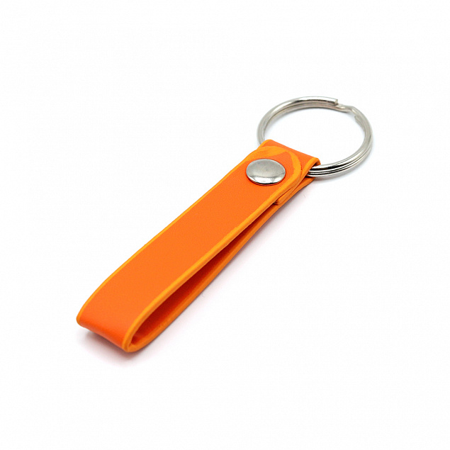 Брелок Long в подарочной упаковке, оранжевый с логотипом в Самаре заказать по выгодной цене в кибермаркете AvroraStore