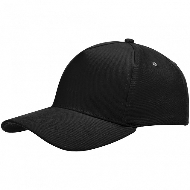 Бейсболка Standard, черная с логотипом в Самаре заказать по выгодной цене в кибермаркете AvroraStore