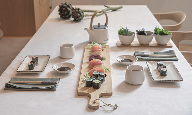 Набор посуды для суши Ukiyo, 2 шт. с логотипом в Самаре заказать по выгодной цене в кибермаркете AvroraStore
