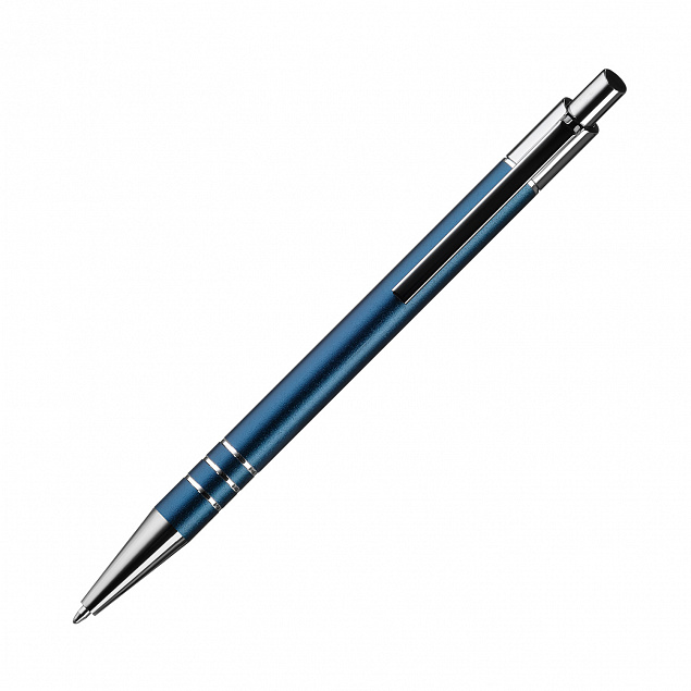 Шариковая ручка City, синяя с логотипом в Самаре заказать по выгодной цене в кибермаркете AvroraStore