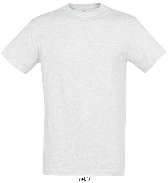 Фуфайка (футболка) REGENT мужская,Светлый меланж 3XL с логотипом в Самаре заказать по выгодной цене в кибермаркете AvroraStore