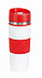 Термокружка ARABICA, красный, белый с логотипом в Самаре заказать по выгодной цене в кибермаркете AvroraStore
