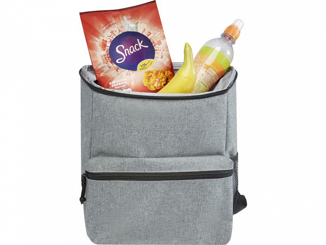 Excursion, рюкзак-холодильник из переработанного РЕТ-пластика, серый яркий с логотипом в Самаре заказать по выгодной цене в кибермаркете AvroraStore