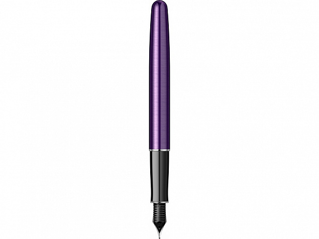 Ручка перьевая Parker «Sonnet Essentials Violet SB Steel CT» с логотипом в Самаре заказать по выгодной цене в кибермаркете AvroraStore