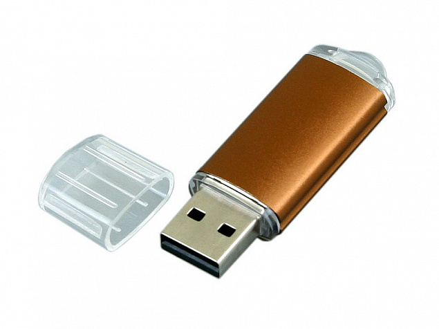 USB 3.0- флешка на 128 Гб с прозрачным колпачком с логотипом в Самаре заказать по выгодной цене в кибермаркете AvroraStore