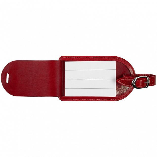 Бирка багажная Nebraska, красная с логотипом в Самаре заказать по выгодной цене в кибермаркете AvroraStore