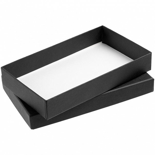 Коробка Slender, малая, черная с логотипом в Самаре заказать по выгодной цене в кибермаркете AvroraStore
