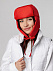 Шапка-ушанка Shelter, красная с логотипом в Самаре заказать по выгодной цене в кибермаркете AvroraStore