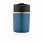 Компактная вакуумная кружка Bogota с керамическим покрытием, синий с логотипом в Самаре заказать по выгодной цене в кибермаркете AvroraStore