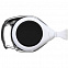 Ретрактор Dorset, белый с черным с логотипом в Самаре заказать по выгодной цене в кибермаркете AvroraStore