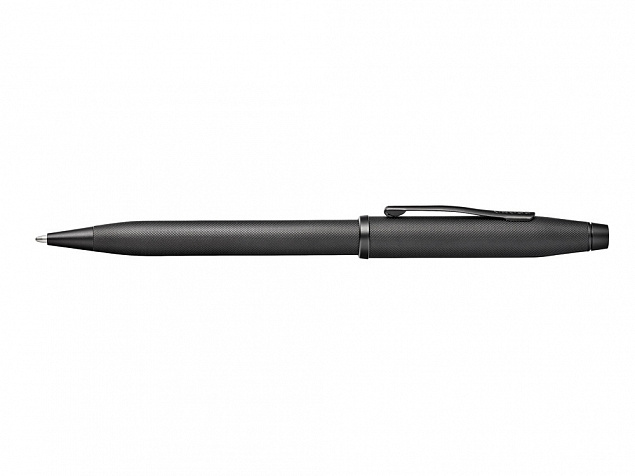 Ручка шариковая Century II Black Micro Knurl с логотипом в Самаре заказать по выгодной цене в кибермаркете AvroraStore