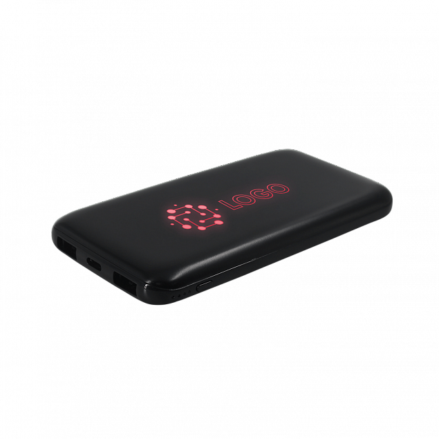 Внешний аккумулятор с подсветкой Bplanner Power 4 ST, 8000 mAh (Красный) с логотипом в Самаре заказать по выгодной цене в кибермаркете AvroraStore