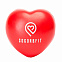 Сердечко антистресс BIKU, Красный с логотипом в Самаре заказать по выгодной цене в кибермаркете AvroraStore