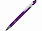 Ручка металлическая soft-touch шариковая со стилусом Sway, желтый/серебристый с логотипом в Самаре заказать по выгодной цене в кибермаркете AvroraStore