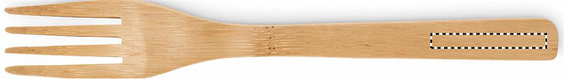 Набор столовых приборов бамбук с логотипом в Самаре заказать по выгодной цене в кибермаркете AvroraStore