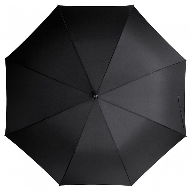 Зонт-трость Unit Classic, черный с логотипом в Самаре заказать по выгодной цене в кибермаркете AvroraStore