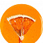 Леденец Lollifruit, оранжевый с апельсином с логотипом в Самаре заказать по выгодной цене в кибермаркете AvroraStore