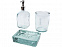 Jabony Набор для ванной, состоящий из 3 предметов из переработанного стекла, прозрачный с логотипом в Самаре заказать по выгодной цене в кибермаркете AvroraStore