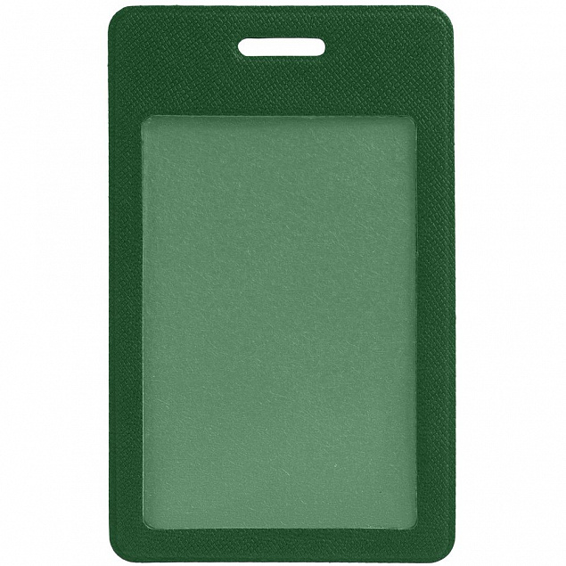 Чехол для пропуска Devon, темно-зеленый с логотипом в Самаре заказать по выгодной цене в кибермаркете AvroraStore
