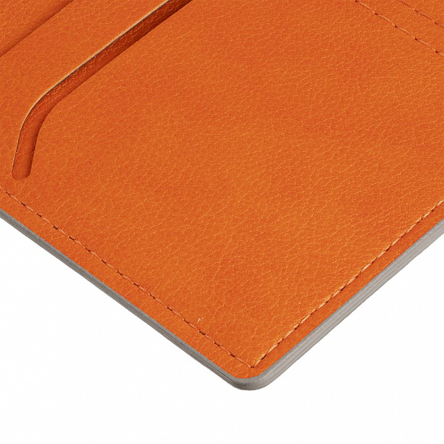 Обложка для паспорта Petrus, оранжевая с логотипом в Самаре заказать по выгодной цене в кибермаркете AvroraStore
