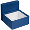Коробка Satin, большая, синяя с логотипом в Самаре заказать по выгодной цене в кибермаркете AvroraStore