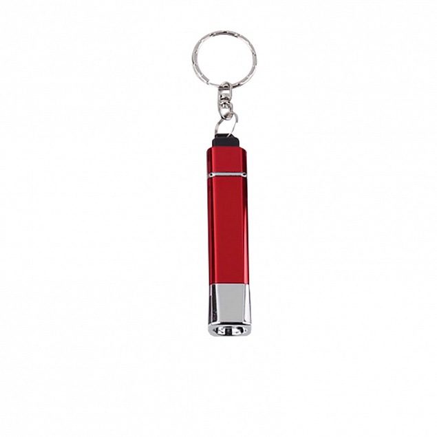 Брелок-фонарик Korel - Красный PP с логотипом в Самаре заказать по выгодной цене в кибермаркете AvroraStore