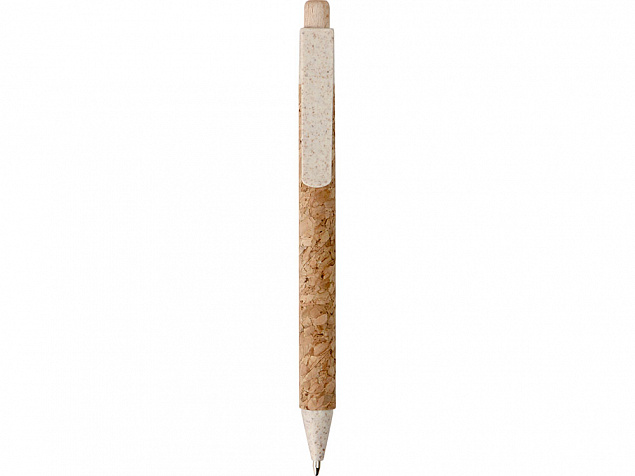 Ручка из пробки и переработанной пшеницы шариковая «Mira» с логотипом в Самаре заказать по выгодной цене в кибермаркете AvroraStore