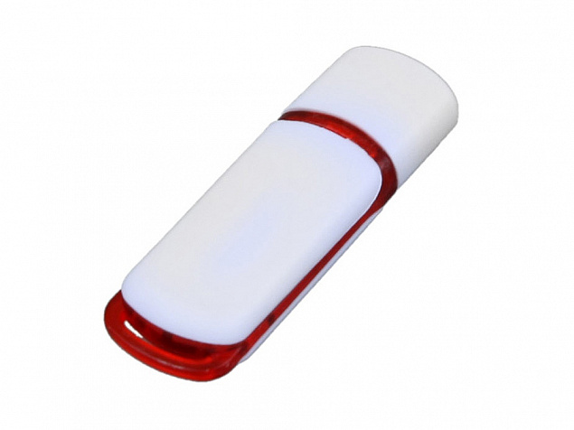 USB-флешка на 64 Гб с цветными вставками с логотипом в Самаре заказать по выгодной цене в кибермаркете AvroraStore