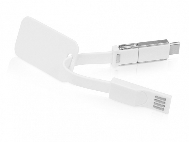 Зарядный кабель Charge-it 3 в 1 с логотипом в Самаре заказать по выгодной цене в кибермаркете AvroraStore