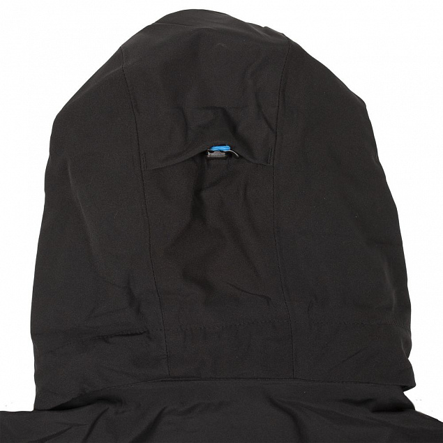 Куртка софтшелл женская Patrol, черная с синим с логотипом в Самаре заказать по выгодной цене в кибермаркете AvroraStore