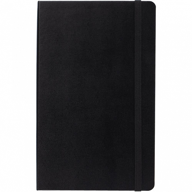 Записная книжка Moleskine Classic Large, без линовки, черная с логотипом в Самаре заказать по выгодной цене в кибермаркете AvroraStore