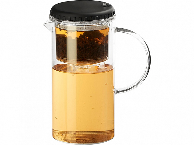 Стеклянный заварочный чайник «Gunfu» с логотипом в Самаре заказать по выгодной цене в кибермаркете AvroraStore