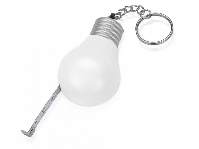 Брелок-рулетка для ключей Лампочка, 1м с логотипом в Самаре заказать по выгодной цене в кибермаркете AvroraStore