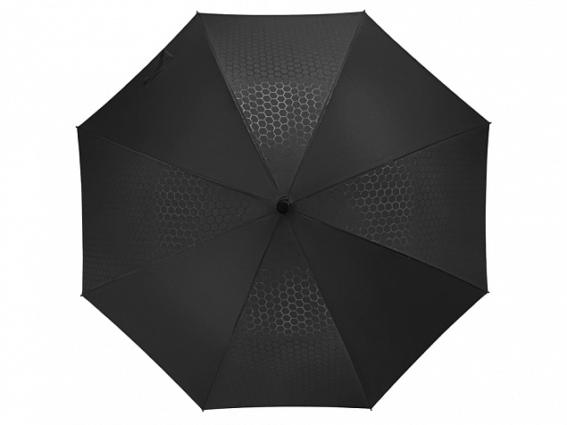 Зонт-трость полуавтомат Wetty с проявляющимся рисунком, черный с логотипом в Самаре заказать по выгодной цене в кибермаркете AvroraStore