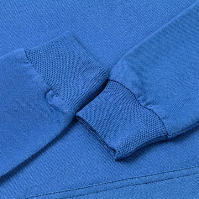 Толстовка с капюшоном Unit Kirenga, ярко-синяя с логотипом в Самаре заказать по выгодной цене в кибермаркете AvroraStore