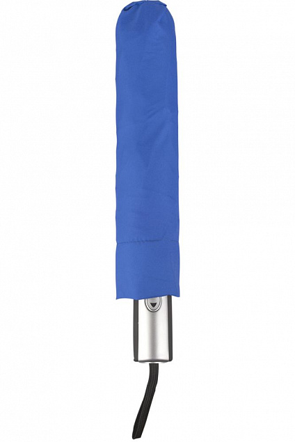 Зонт складной Fiber, ярко-синий с логотипом в Самаре заказать по выгодной цене в кибермаркете AvroraStore