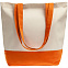 Холщовая сумка Shopaholic, оранжевая с логотипом в Самаре заказать по выгодной цене в кибермаркете AvroraStore