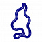 Антистресс «Змейка», синий с логотипом в Самаре заказать по выгодной цене в кибермаркете AvroraStore