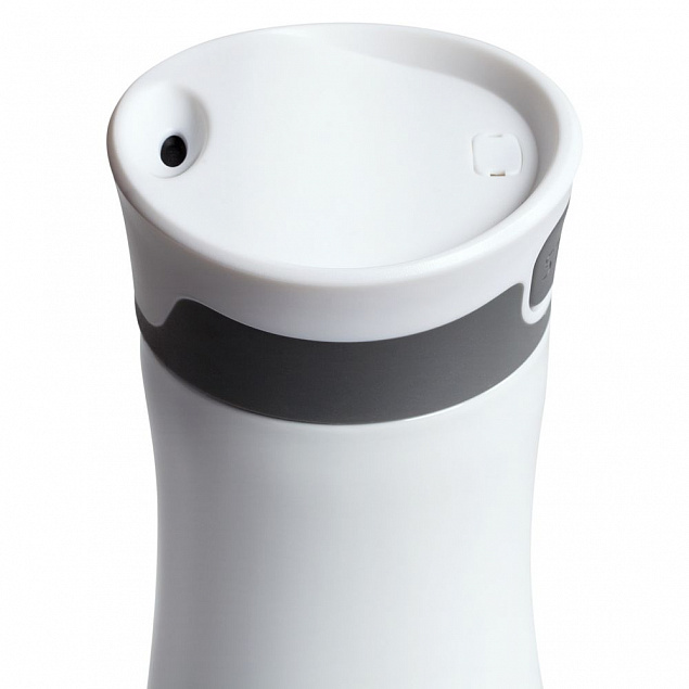 Термостакан Tansley, герметичный, вакуумный, белый с логотипом в Самаре заказать по выгодной цене в кибермаркете AvroraStore
