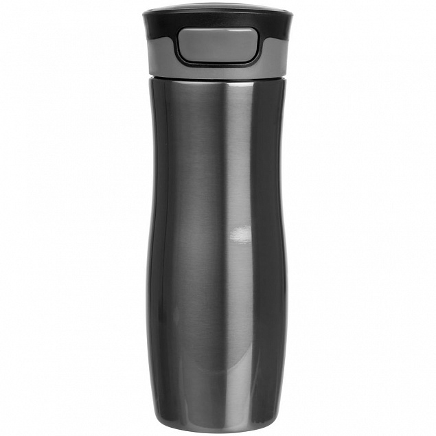 Термостакан Tansley, герметичный, вакуумный, серо-стальной с логотипом в Самаре заказать по выгодной цене в кибермаркете AvroraStore