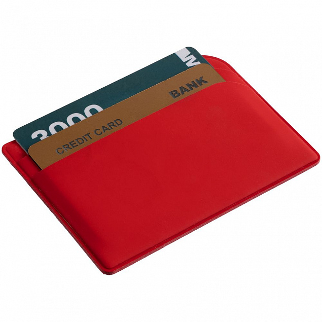 Чехол для карточек Dorset, красный с логотипом в Самаре заказать по выгодной цене в кибермаркете AvroraStore