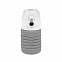 Бутылка для воды складная с карабином SPRING; серая, 550/250 мл, силикон с логотипом в Самаре заказать по выгодной цене в кибермаркете AvroraStore