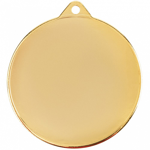 Медаль Regalia, большая, золотистая с логотипом в Самаре заказать по выгодной цене в кибермаркете AvroraStore